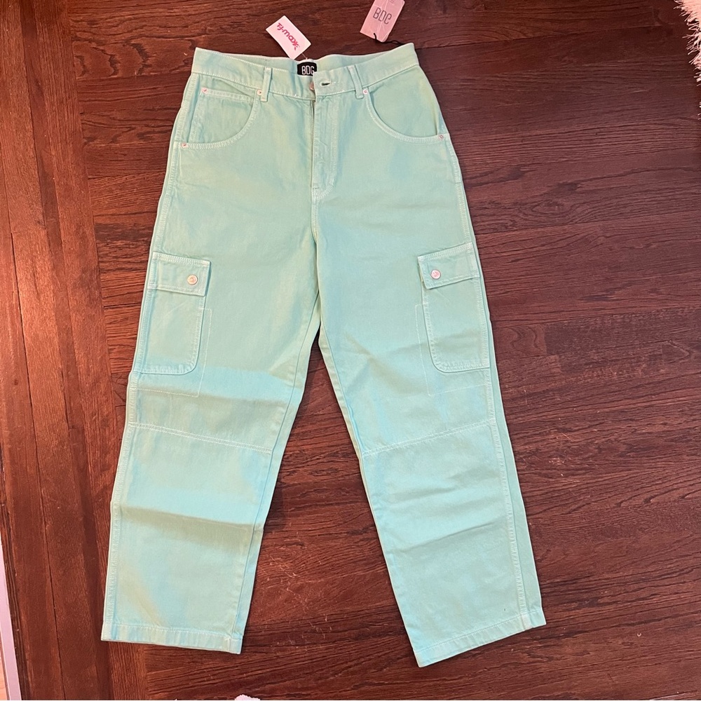 BDG Mint Green Wide Leg Pants